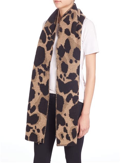 burberry animal print square scarf|burberry b 135 cashmere scarf.